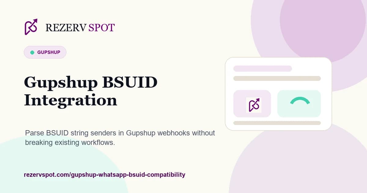 Gupshup BSUID integration guide card