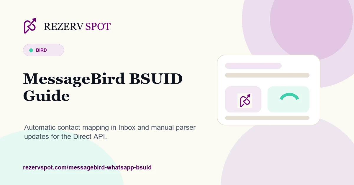 MessageBird BSUID guide card