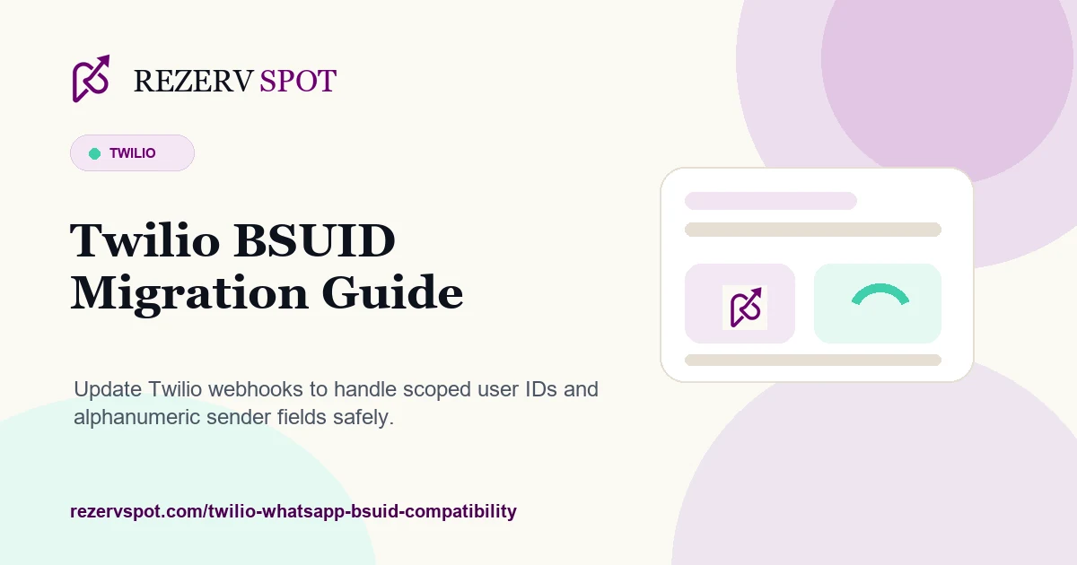 Twilio BSUID migration guide card
