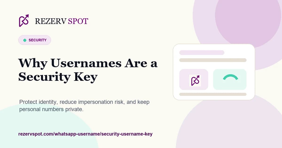 WhatsApp username security guide card